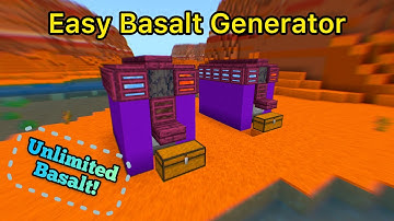 Automatic Basalt Generator // Minecraft 1.16 2021 - How to make a Automatic Basalt Farm -