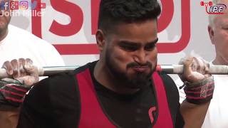 Ganesh Ghule Gaurav - 24Th Place 712.5Kg Total - 93Kg Cl 2019 Ipf Clic Worlds