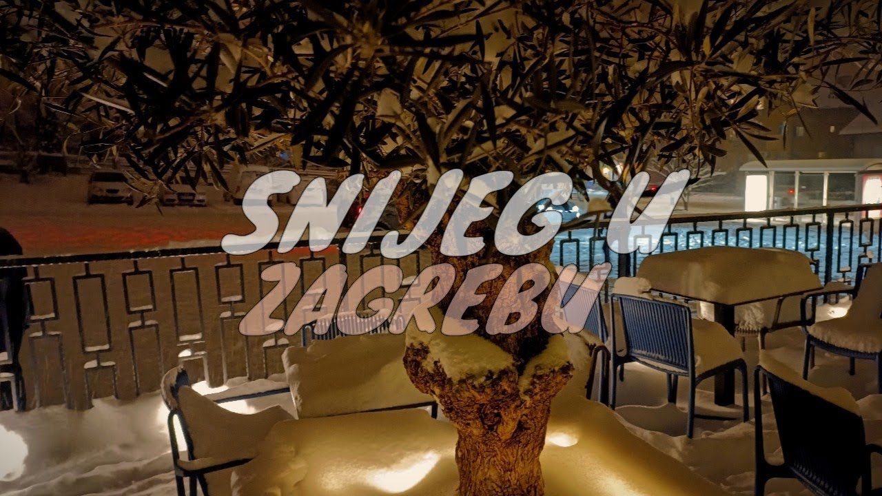 Snijeg u ZAGREBU!