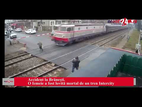 O bătrână de 73 de ani a murit, după ce a fost lovită de tren, în Brănești