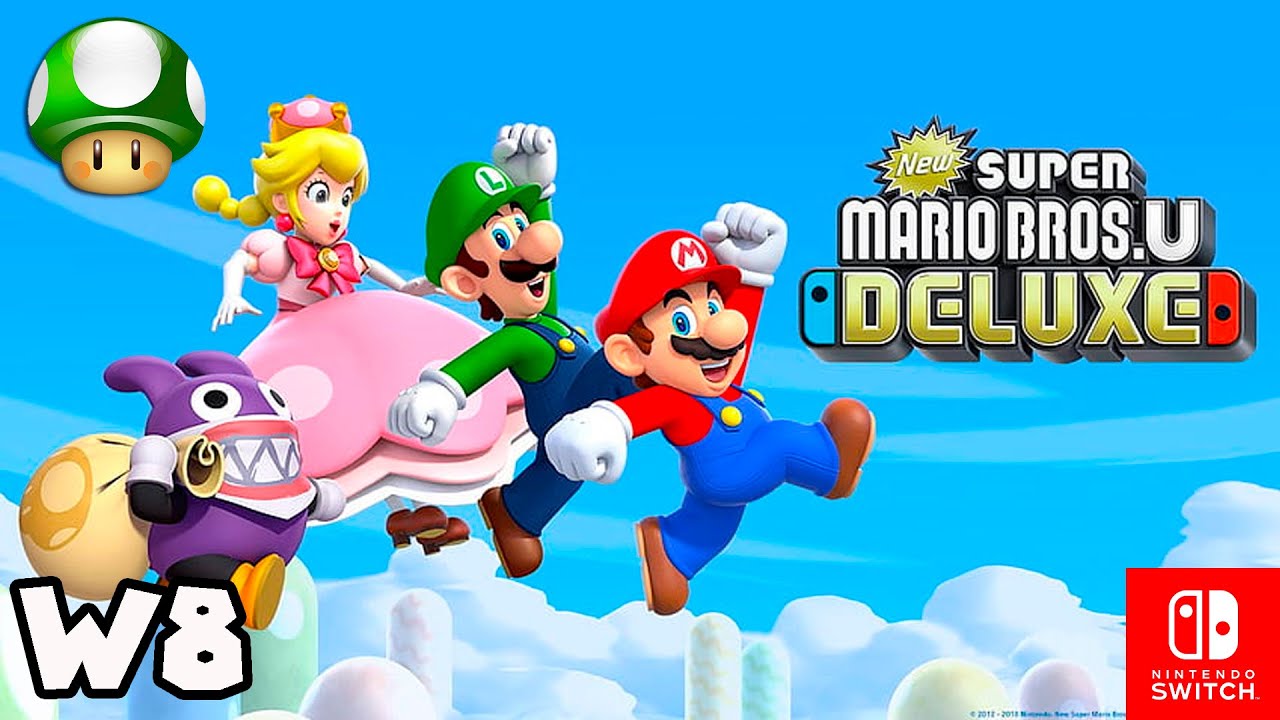 New Super Mario Bros U Deluxe: World 8 Peach's Castle | Nintendo