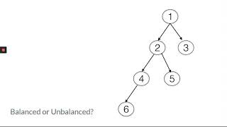 Algorithms & Data Structures: Binary tree and test if balanced