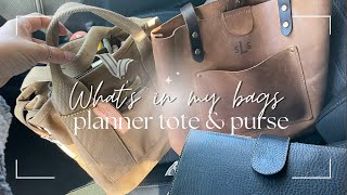 WHATS IN MY BAGS | PLANNER & TOTE // WRITTENTREASURIES