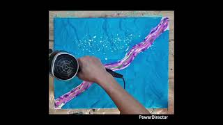 Cette toile semble vivante… | Fluid Art hypnotique