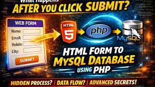 Connect HTML Bootstrap Form to MySQL Database Using PHP – Step-by-Step with Advanced Features