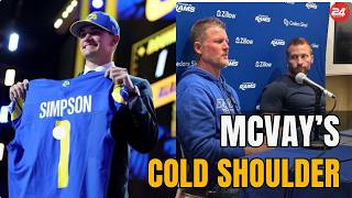 Chilly Reception: Why Sean McVay Seemed Less Than Thrilled with Ty Simpson