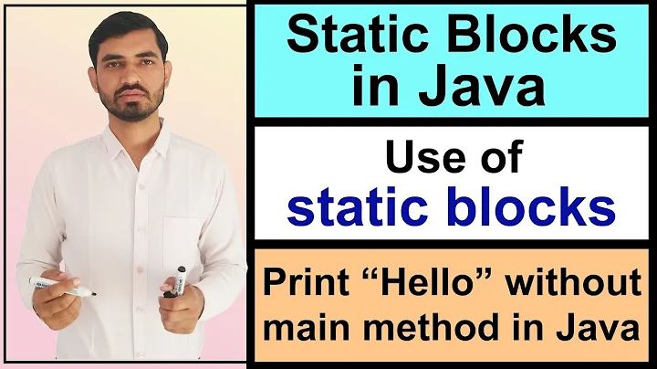 static block in java | static keyword (Hindi)