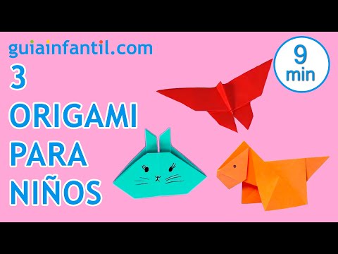 Origami para niños: 7 animales que puedes hacer con tus manos