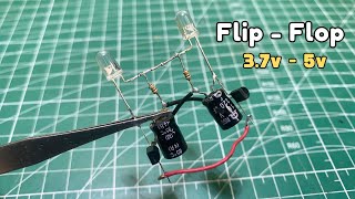 Paling Mudah Buat Lampu Flip Flop Dari Transistor BC547