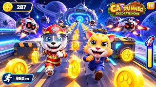 Cat runner decorate home new challenge best gameplay 🔥😎