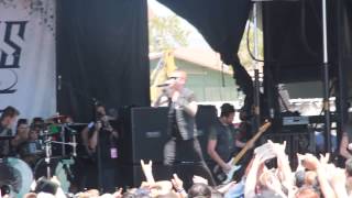 Memphis May Fire- "Vices" Live (HD) Pomona Warped Tour 2013 Day 1
