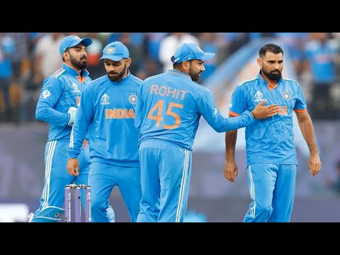 India beat New Zealand by four wickets: Cricket World Cup 2023 ...