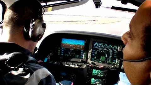 IFR Flight in Cirrus SR20 G3 GTS N747FC (part 2/2)
