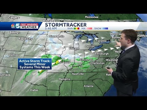 Video: Mostly cloudy, few snow showers Tuesday (12-28-21)