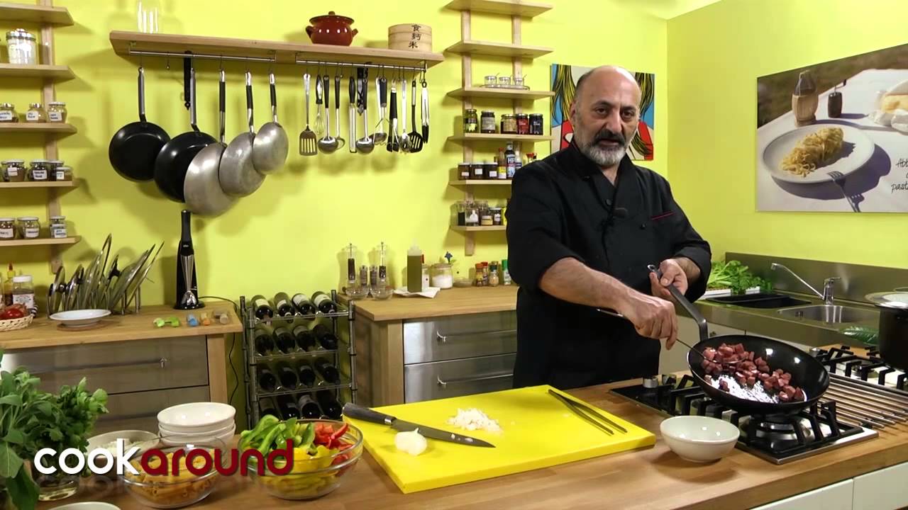 Sedani con mortadella e peperoni / Pasta sfiziosa