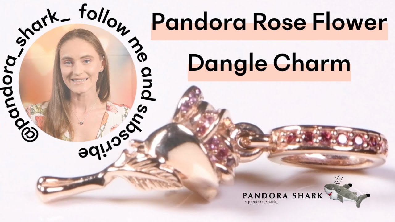 Pandora Rose Flower Dangle - Pandora 