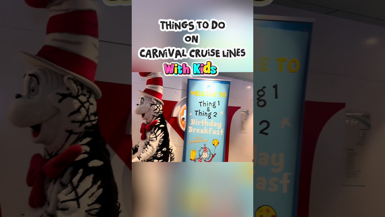 Carnival Cruise Thing 1 & 2 Breakfast with a Toddler 🍳 | Worth It?