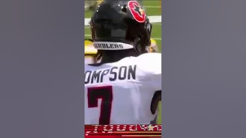 Mark Thompson hits the boosties 👟💨!!! #USFL #Maulers #shorts