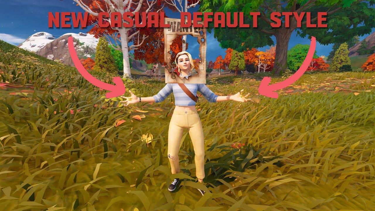 How to Unlock the *NEW* Casual Style for Default Skins in FORTNITE!