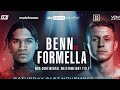 BENN VS FORMELLA***LIVE ****