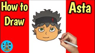 How To Draw Asta Black Clover Art Lesson
