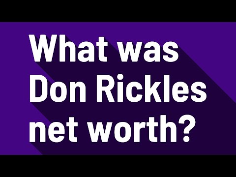 Wideo: Don Rickles Net Worth