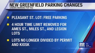 Greenfield makes downtown parking improvements