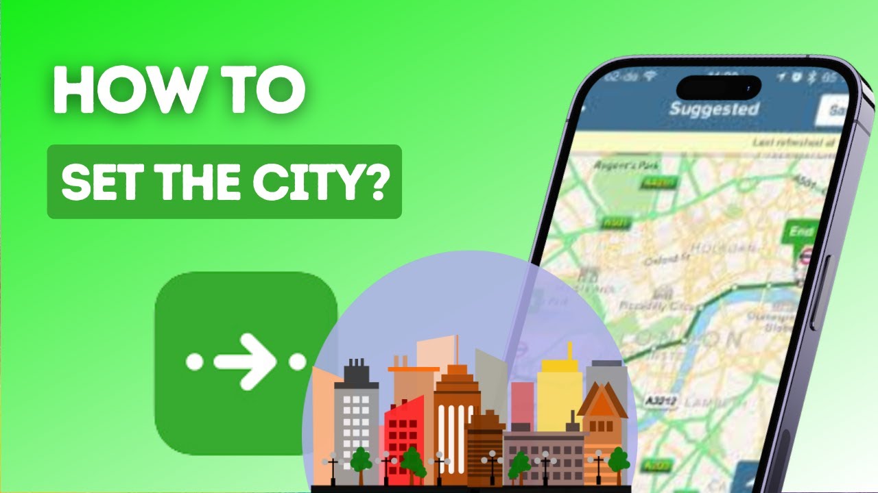 How to set the city in Citymapper?