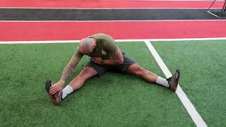 Seated Straddle QL Stretch
