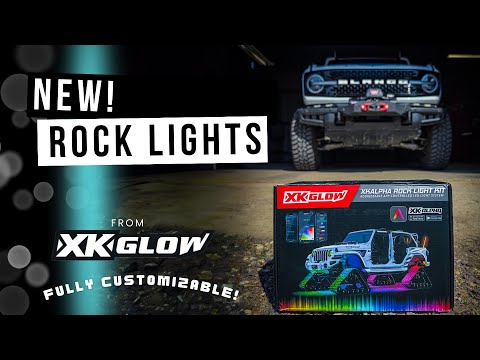 Rock Lights from XKGlow! | XKAlpha App-controlled LED RGB & true white lights!