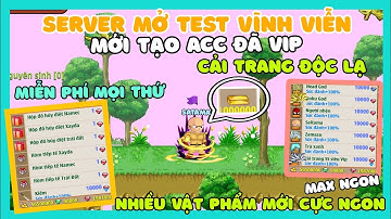 Ngọc Rồng Lậu Mới || Server Test Vĩnh Viễn Free Vàng Ngọc Cực Ngon Cải Trang Mới Lạ Có Đame Ảo