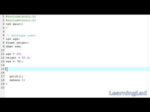 05   Variables Declaration and Usage in C Programming