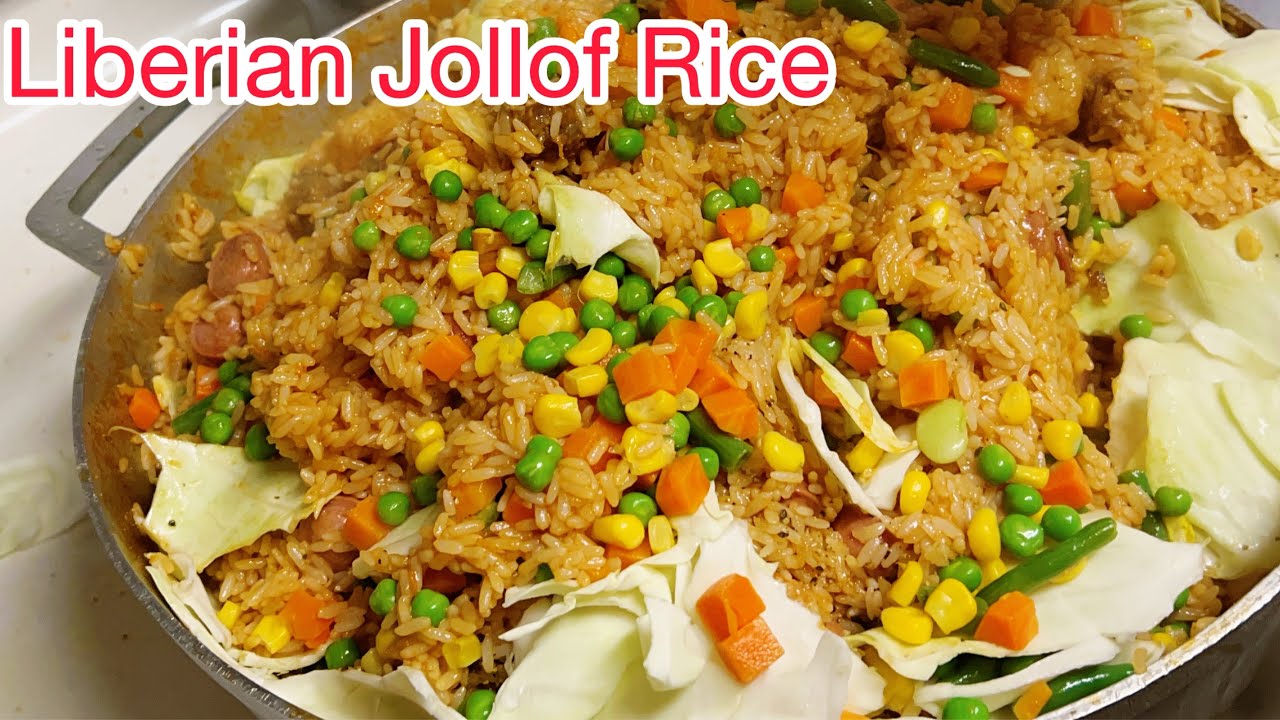Cooking authentic Liberian jollof rice in America - YouTube