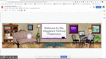 How to Create a Bitmoji Virtual Classroom  Banner for Google Classroom in Google Drawing