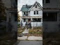Old, broken house into a beautiful new home through a time-lapse restoration! 🏚️➡️🏡 #shorts