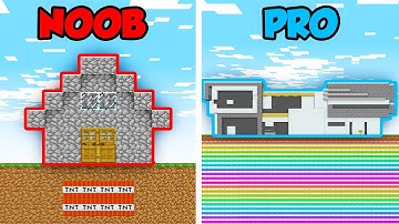 Minecraft NOOB vs. PRO: SECRET TNT TRAP in Minecraft! (Animation)