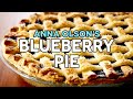 Professional Baker Teaches You How To Make BLUEBERRY PIE!
