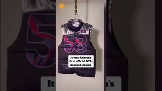 Famous An official Kristin Juszczyk NFL Super Bowl vest sold at auction for $75,000 #shorts Wealth