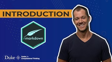 Introduction to RMarkdown to create reproducible reports