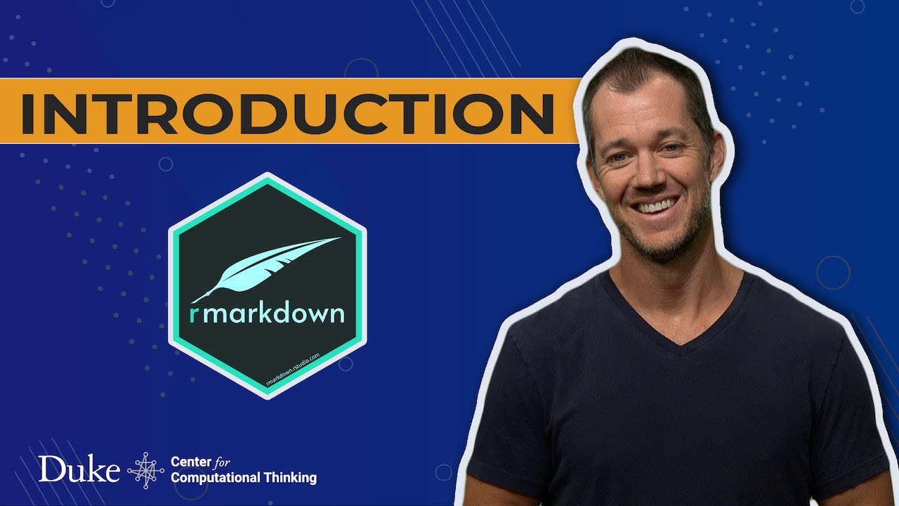 Introduction to RMarkdown to create reproducible reports