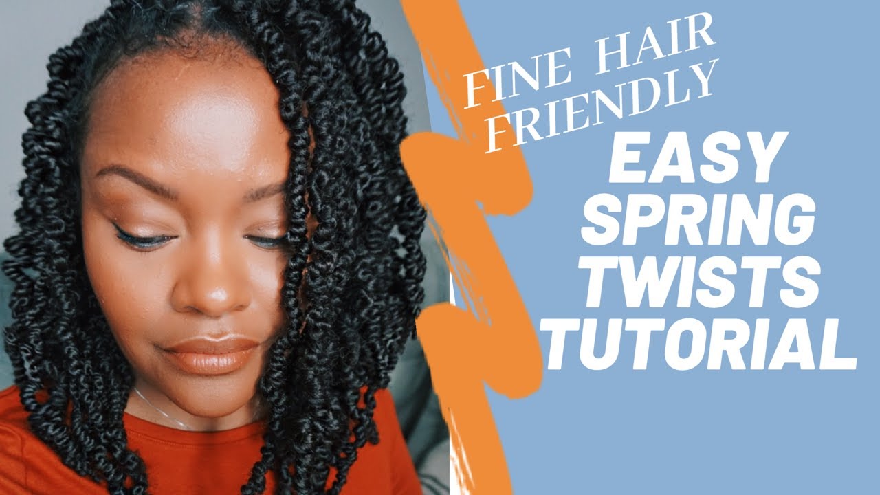 Easy Spring Twists Crochet Braids Tutorial | Janet Collection for Fine ...