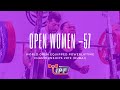 Women 57 kg - IPF World Open Powerlifting Championships 2019 Dubai / UAE