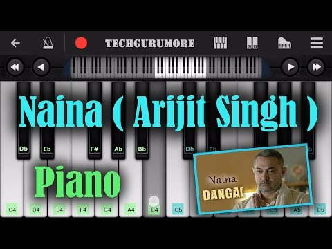 Naina (Arijit Singh) Easy Piano Tutorial || Dangal ♫