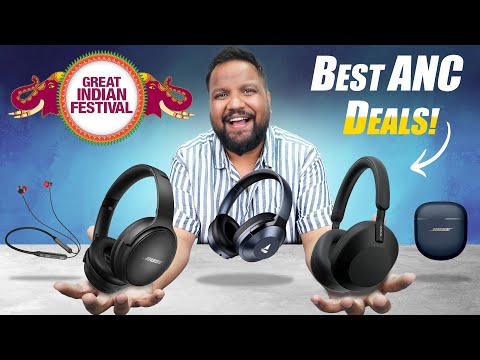 10 Best ANC Headphones & Earbuds Deals - Amazon Great Indian Festival 2023!