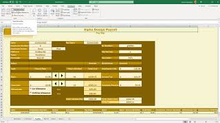 How to create a Payroll 5 of 5 (Using Microsoft Excel)