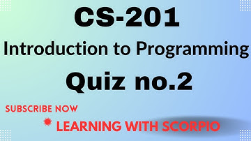 CS201 quiz 2 Spring 2023| cs201 quiz 2 solution 2023|cs201 quiz 2  2023|cs201 quiz no.2 Solution