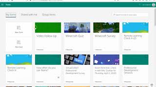 Adding Interactivity to a Microsoft Stream Video Using Forms