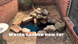 HOW TO CONSTRUCT A KOI POND OR WATER GARDEN