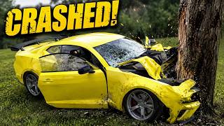 Totaled! Chevrolet Camaro High Speed Crash Test in BeamNG drive screenshot 1