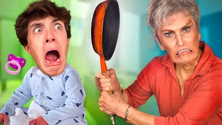 MI ABUELA ME QUIERE MATAR !! | Granny Simulator screenshot 5